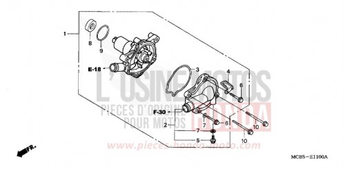 POMPE A EAU XL650V6 de 2006